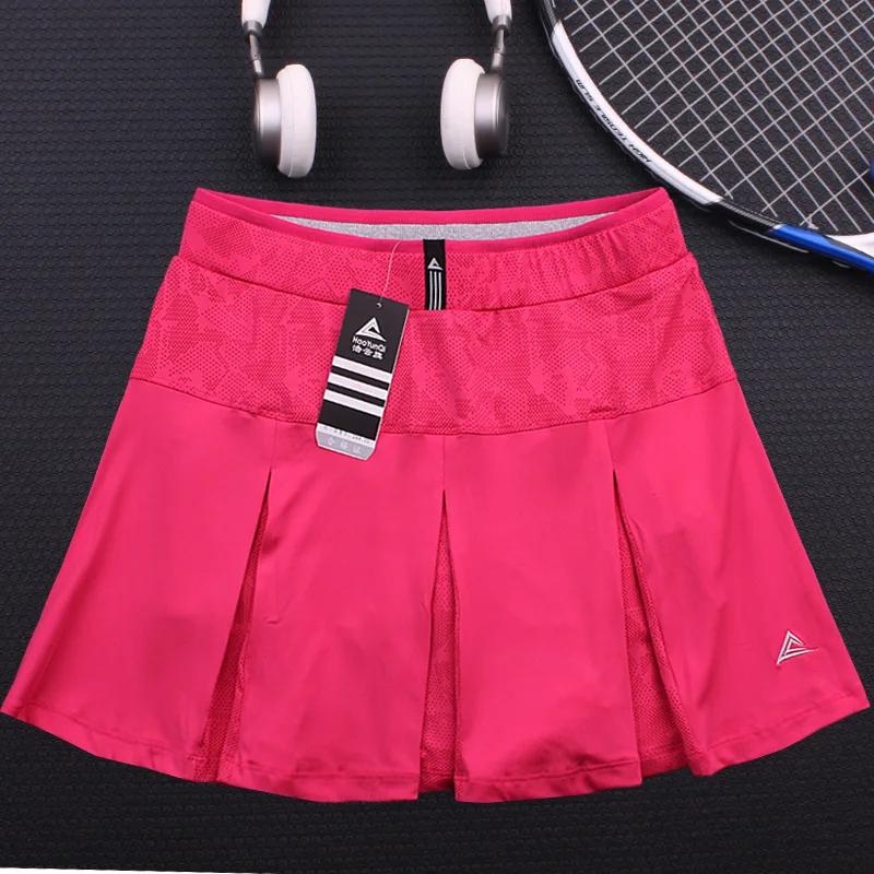 2020 New women tennis skirt pants women\'s badminton loose elastic lining anti-failure running sports fitness skirt sport shorts