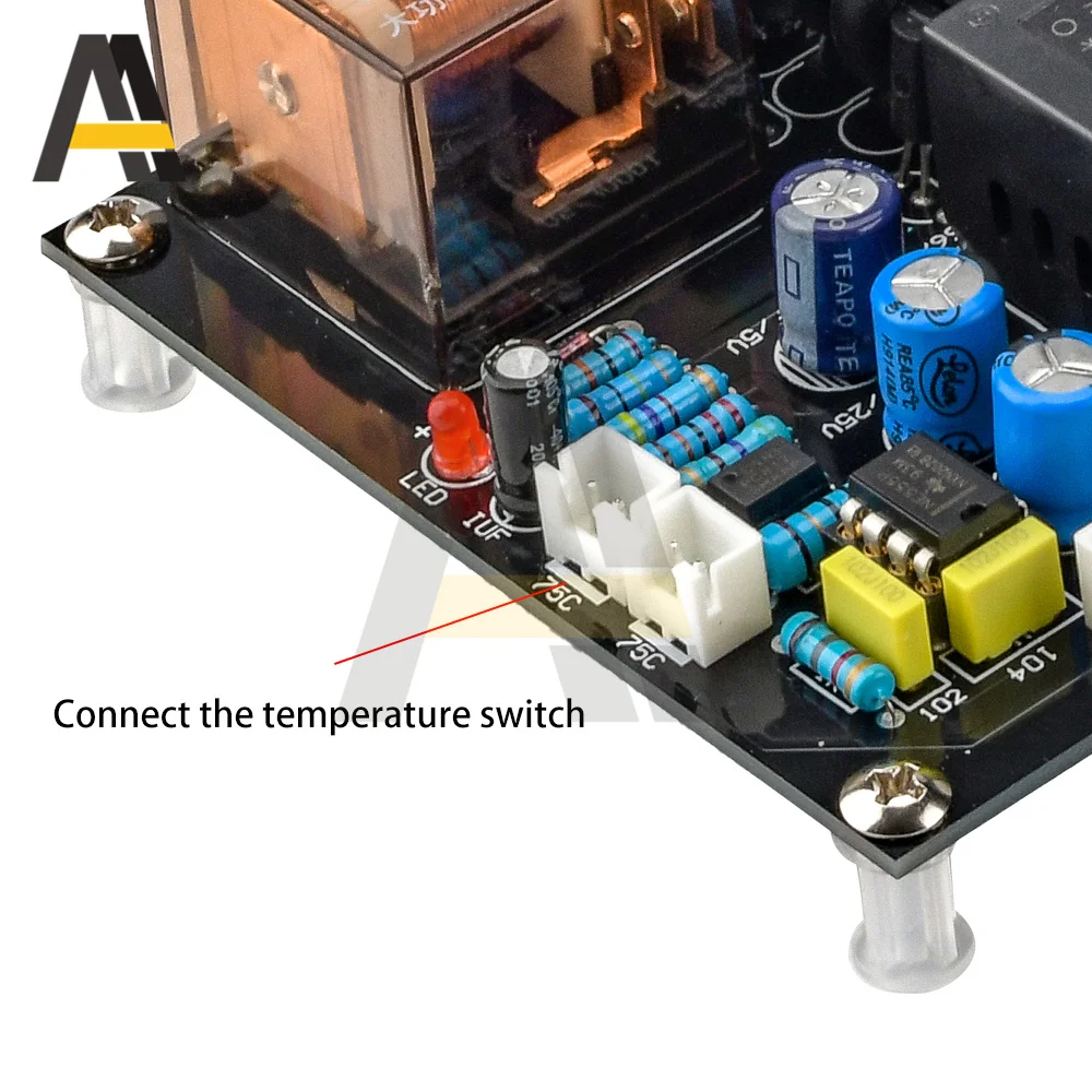 Amplificateur de puissance 220V 3500W, filtre de puissance EMI, démarrage progressif, carte intégrée avec Circuit de Protection contre la température, carte PCB