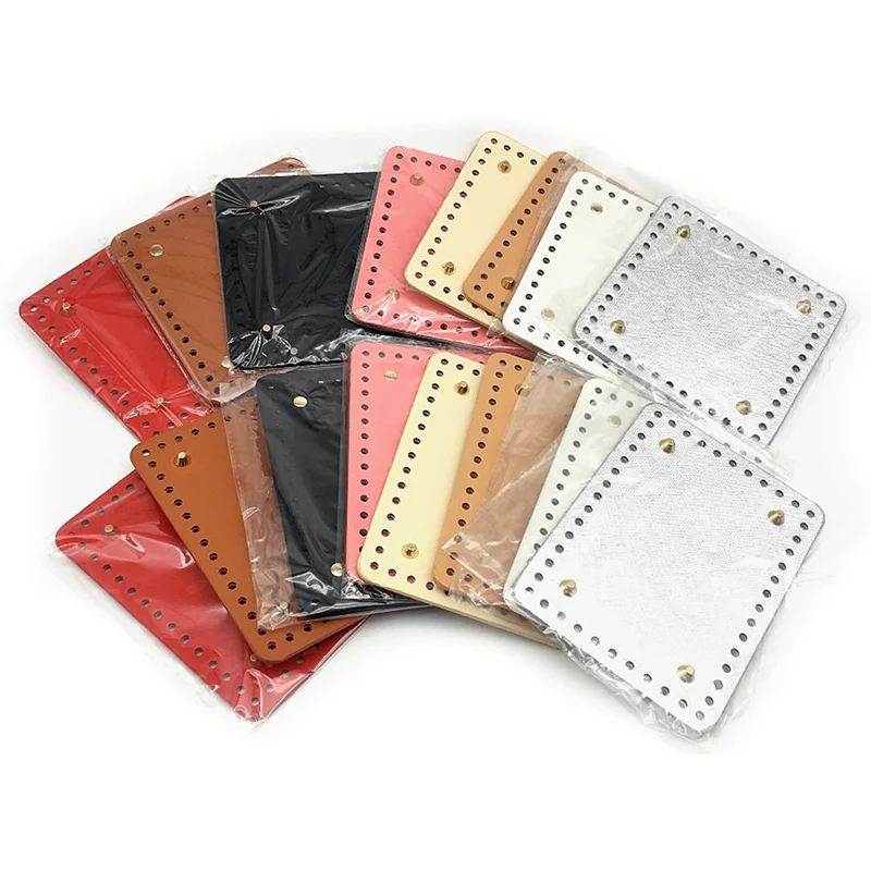 Square Leather Bottom Shaper Bag Cushion Pad For Shoulder Handbag Making DIY  Accessories Rectangular Bottom For Knitting Bag