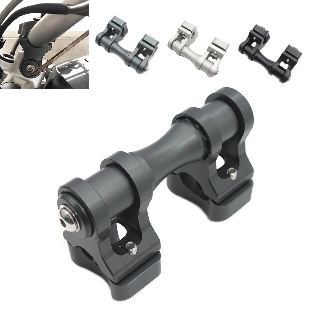 

Handlebar Riser Bar Clamp Fixed Assembly For BMW R1200GS Adventure 2014 2015 2016 2017 Motorcycle Aluminum Alloy