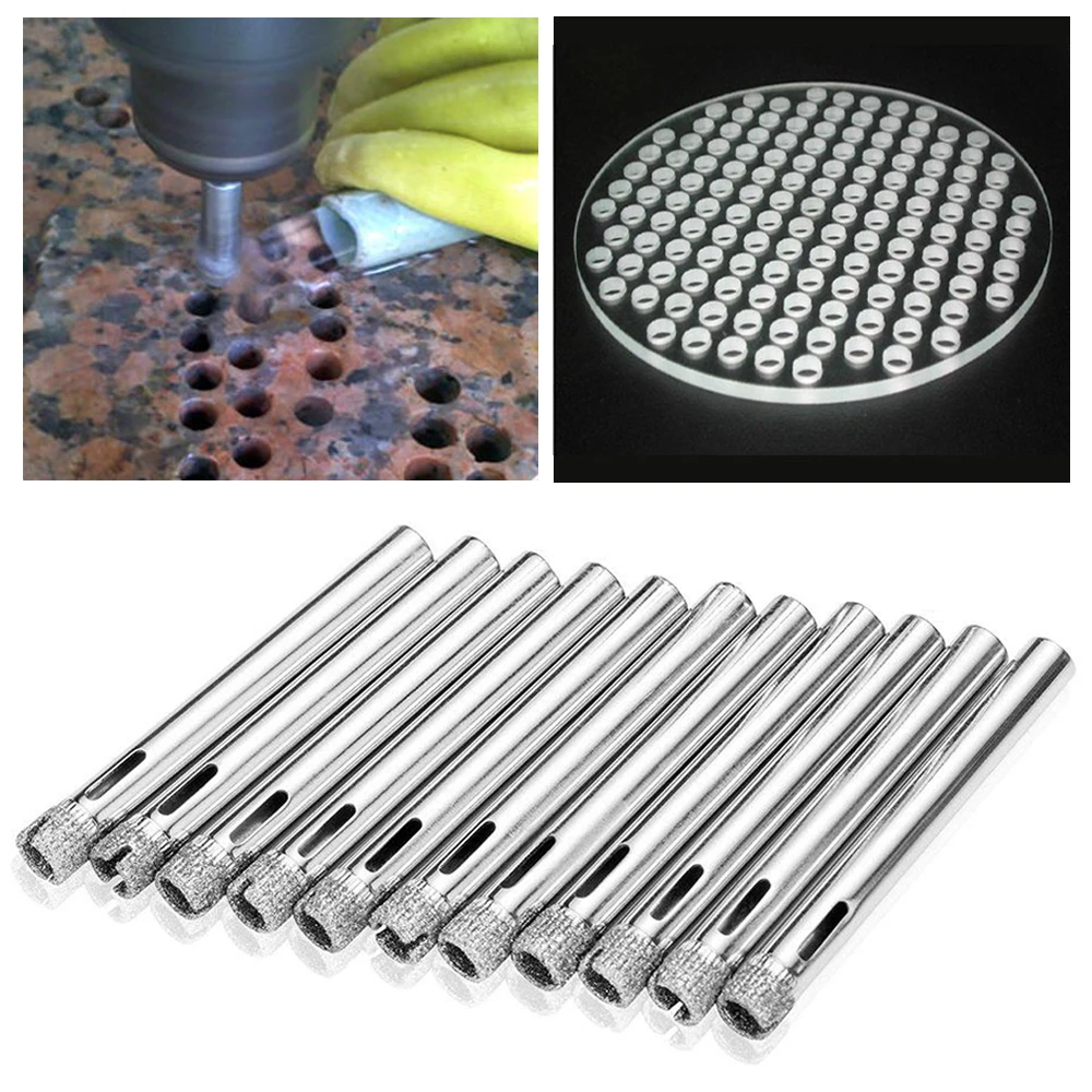 12pcs  Diamond Cutter Hole Saw Drill Bit Tool 6mm Set For Tile Ceramic Marble Glass Slate Diamond Holesaw Drill Bit Set D40