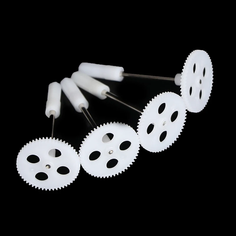 4PCS Syma X5 X5C X5SC X5SW X5HW Main Gear with Axle Shaft Plastic Reduction Wheel RC Quadcopter Motor Drive Gear Gear Train