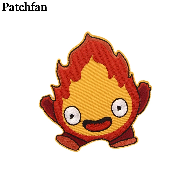 Patchfan cartoon Iron on patches clothing embroideried Patchwork accessories custom badges wholesale A2276