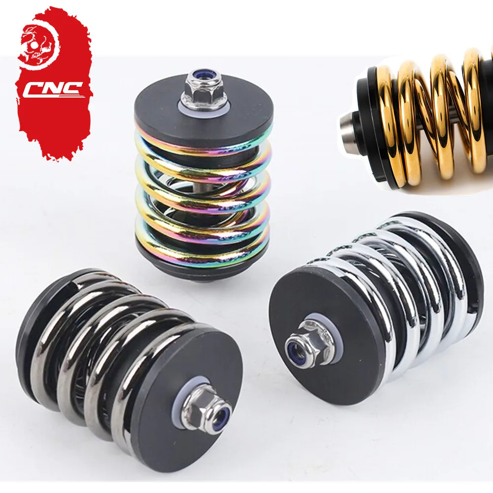 

CNC Titanium Ti Axis Stainless Steel Spring Folding Bike Suspension Accessories For Brompton Rear Shock Absorber