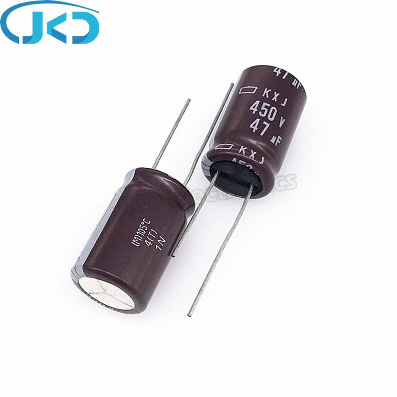 10pcs/Lot 47UF 450V Japan NCC KXJ Series 18*25mm Low ESR Long Life 450V47UF Aluminum Electrolytic Capacitor NIPPON CHEMI-CON