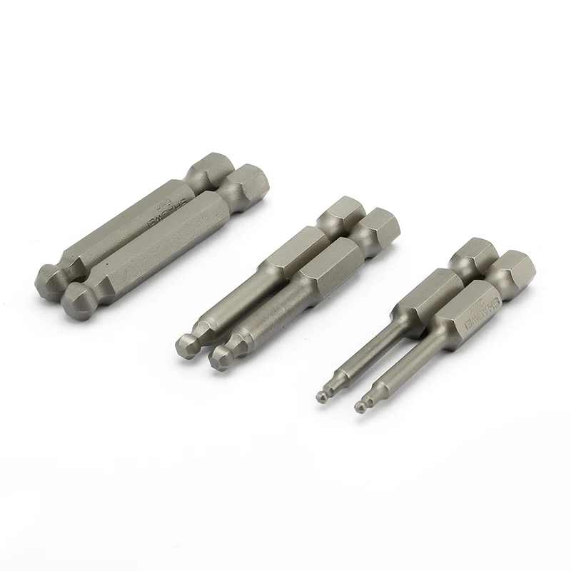 Noreturn cabeça hexagonal de 50mm, cabeça para broca elétrica de mão, chave de fenda dentro de arma hexagonal