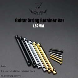 2pcs Guitar String Retainer Bar String Trees Guides Guitar Replacement Parts Comes With 2 Mounting Screws