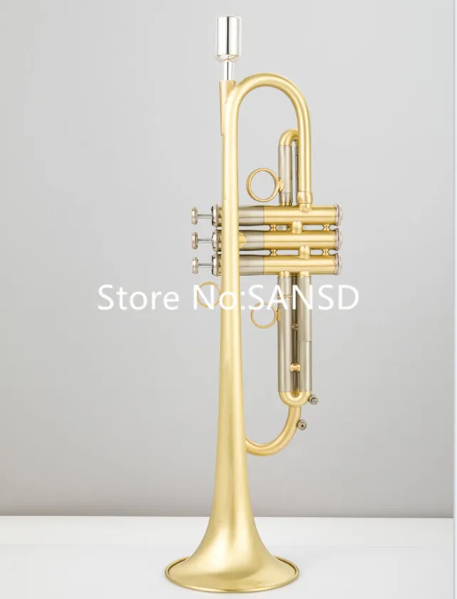 Brand New Bach Bb Trumpet Brass Plated Real photos  Professional Musical Instruments With Case