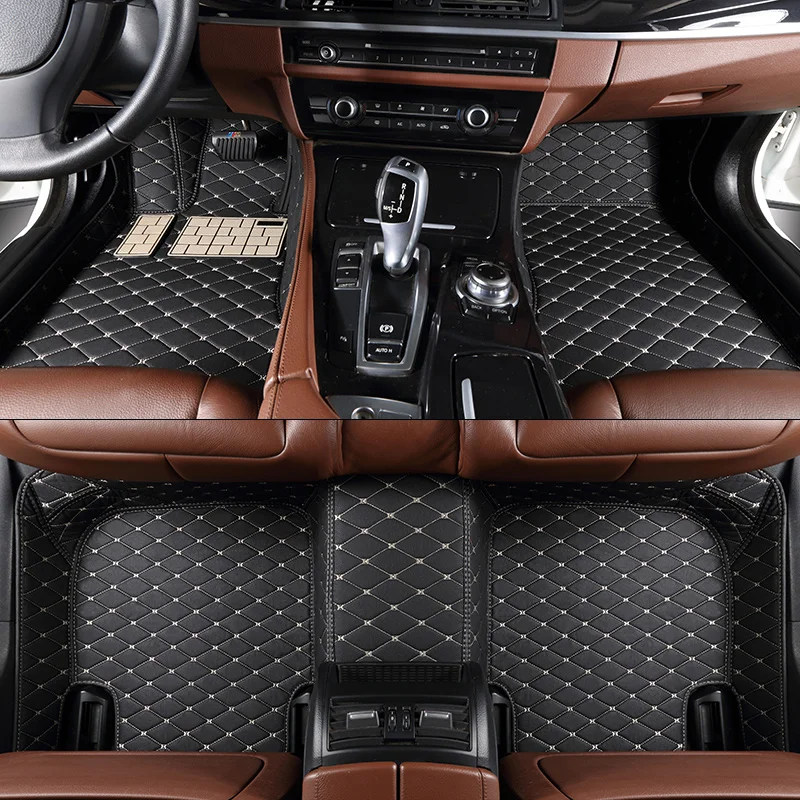 Custom Car floor Mat Fit For Honda Clarity FCV 2017 2018 2019 2020 2021 2022 Leather auto accessories Car Carpet