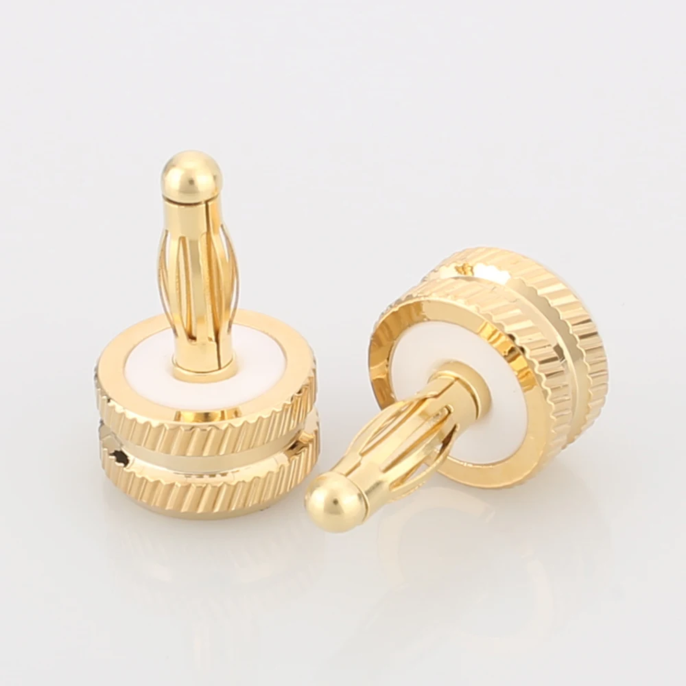 Hifi audio 8pcs gold plated Noise Stopper Amplifier Terminal Binding Post Caps