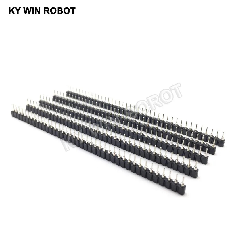 10 sztuk/partia 40 P żeńskie header 1x40 Pin 2.54 okrągłe kobiece Pin Header złącze 1*40 otworów pojedyncze inline wiersz igły otworu siedzenia wiersz