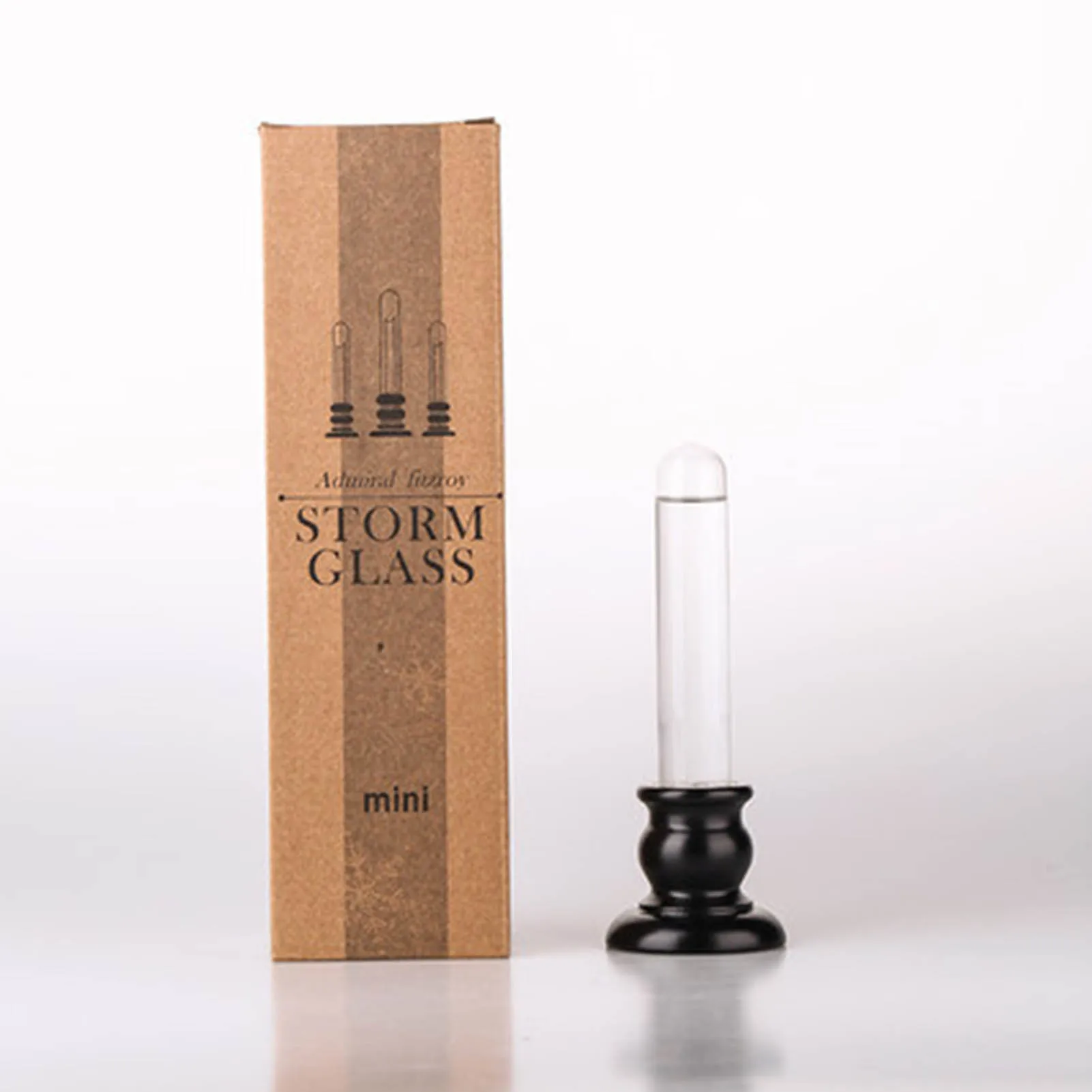 Storm Glass Beautiful Practical Weather Forecast Bottle clear cloudy  small dots small stars snowflake crystals thin lines gift