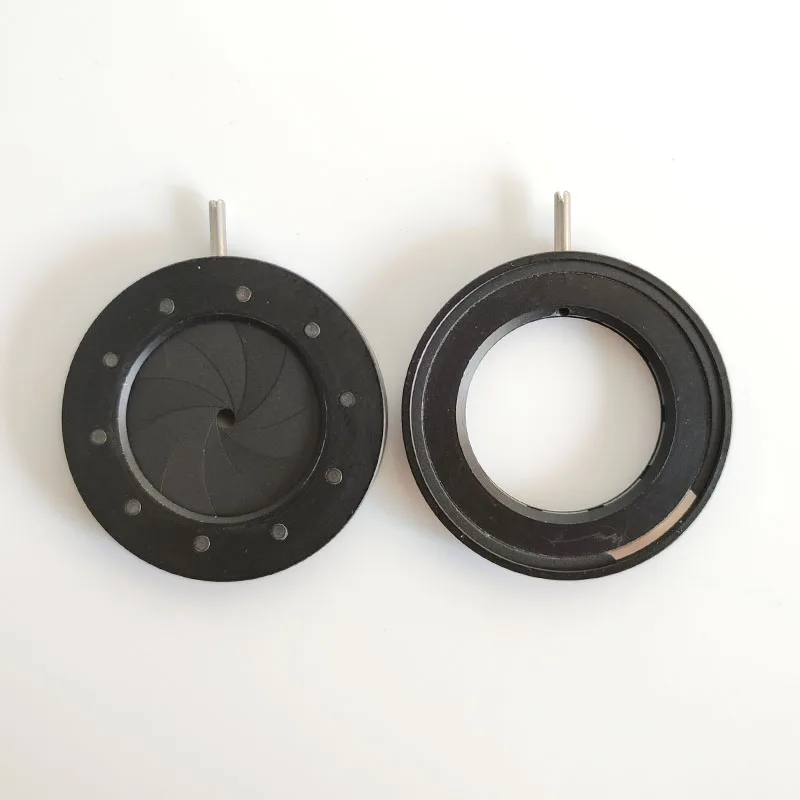 Modulo condensatore a diaframma meccanico con apertura a Iris da 1-18.9mm con lame da 18 pezzi
