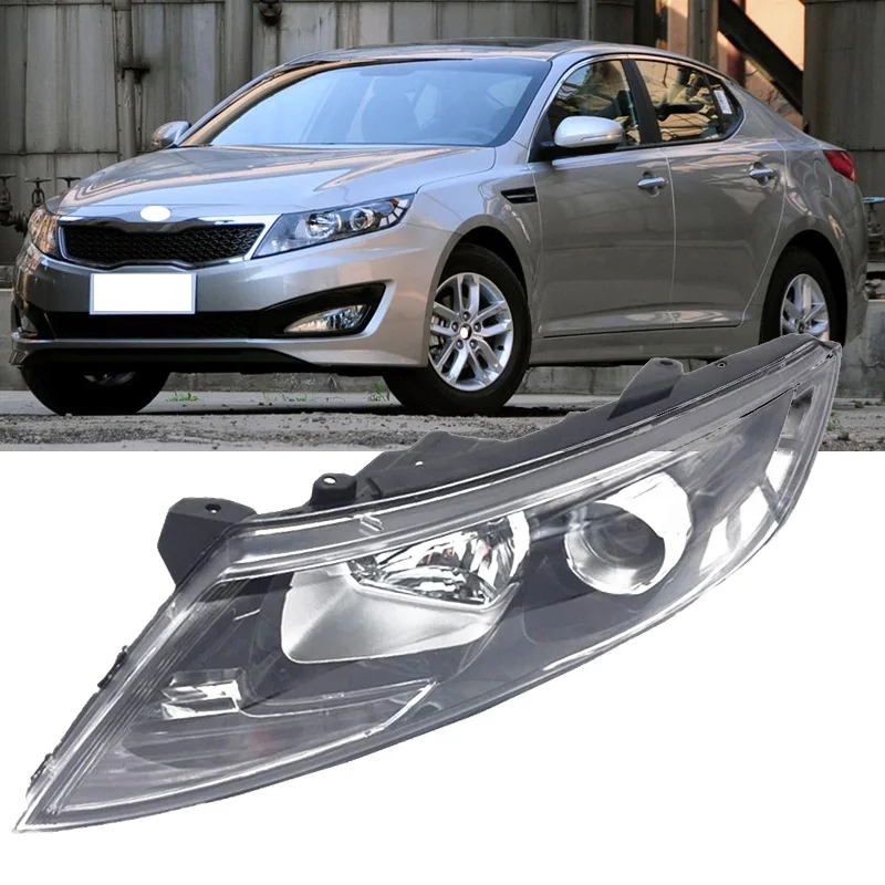 Yasong For KIA K5 Optima 2011 2012 2013 Front Bumper Headlight Headlamp  Halogen Head Light Lamp Assembly