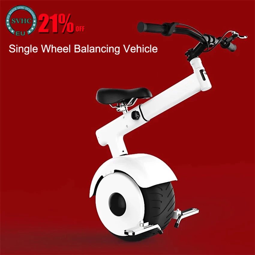 Smart Electric Scooter One Wheel Self Balancing Scooters Motor 60V 800W Folding Electric Unicycle Scooter With Brake System 50KM