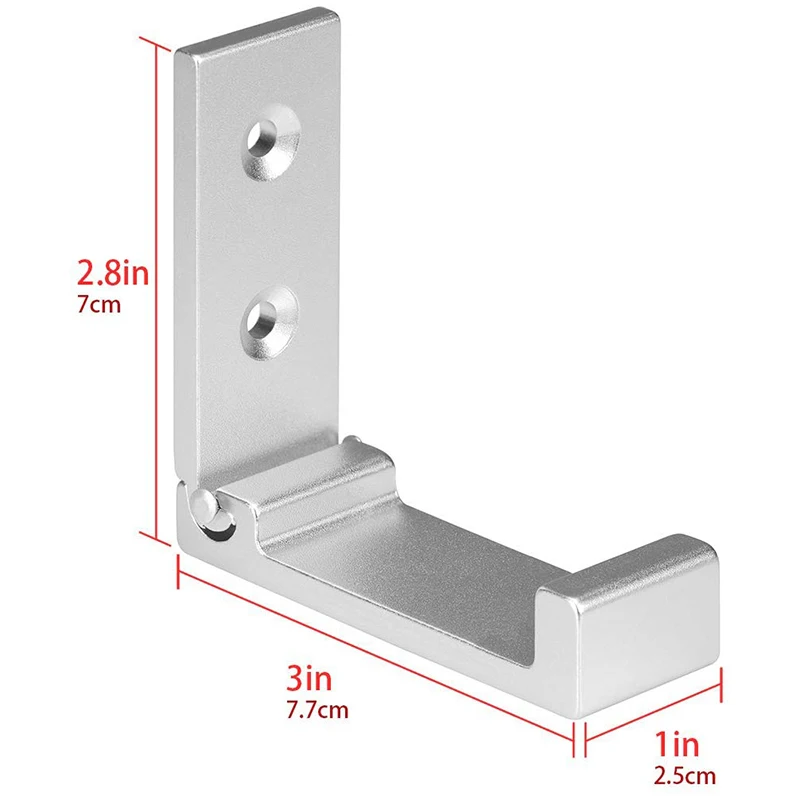 5 PCS Pieghevole Gancio Della Parete, invisibile Pieghevole In Alluminio Montaggio A Parete Gancio Cuffie Holder Cappotto Gancio Vestiti Creativi Gancio per Kitch