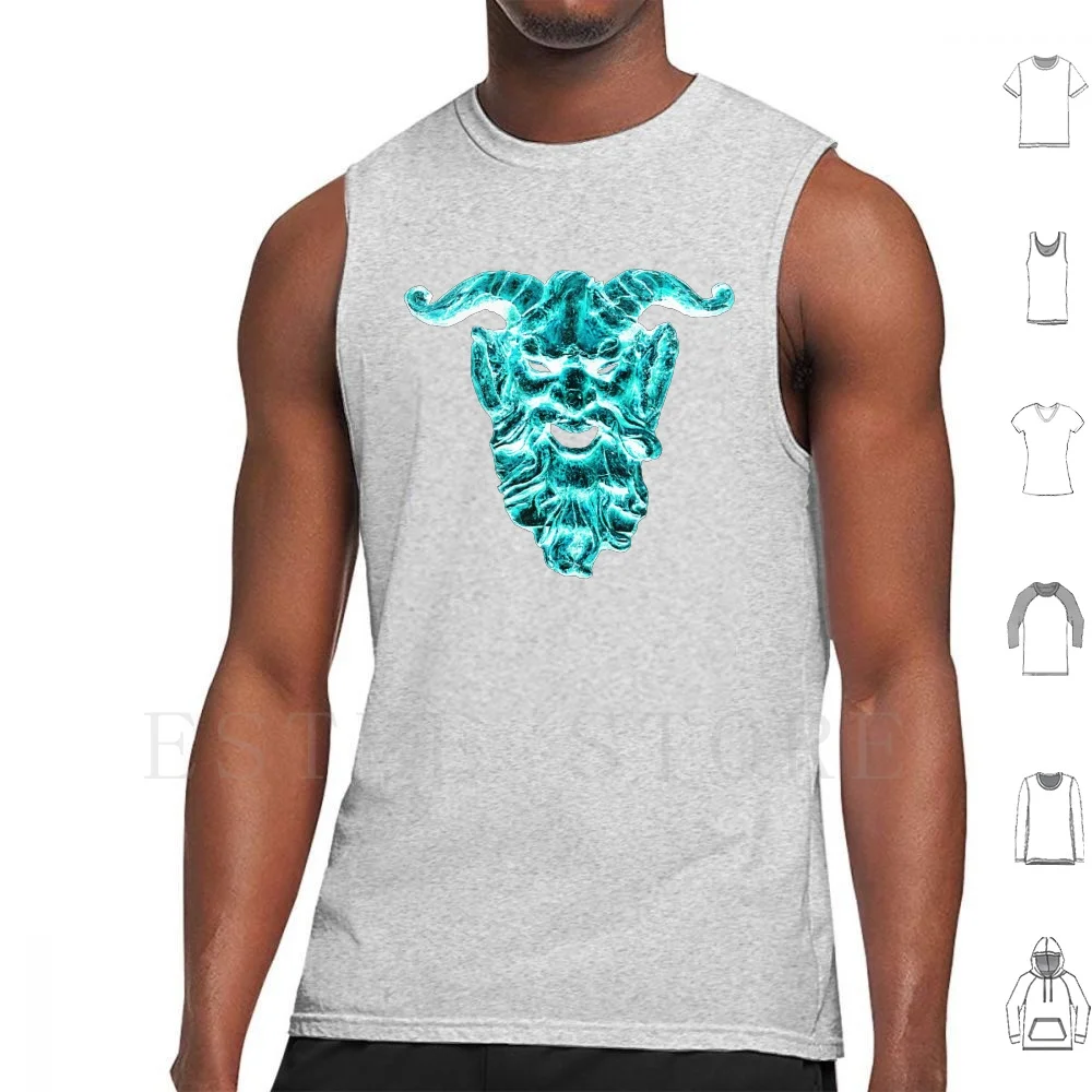 Strange Scary Statue Face No7 ( Alternate Transparent Version ) Tank Tops Vest Sleeveless Statue Sculpture Face Aesthetic