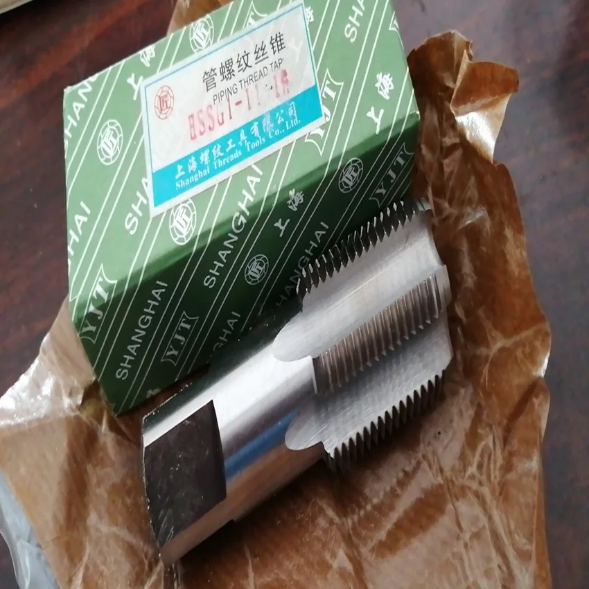 Free shipping of 1PC HSS6542 Made 55 Degree Left Hand BSPG1"-11 LH Pipe Machine Tap For Machine&Manual Making Pipe Inner Threads