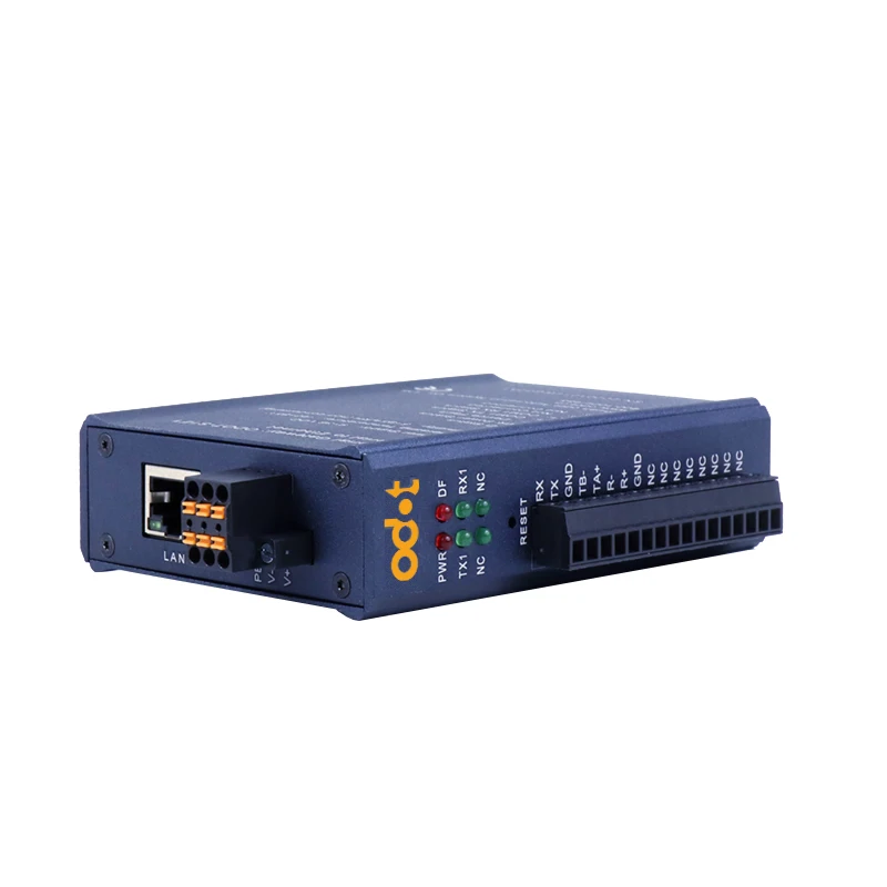 RS232/422/485 to Ethernet Industrial Serial Server Supports UDP and Modbus