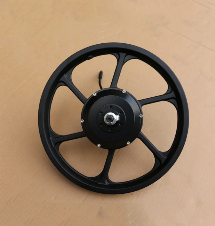 16-Inch Gruppo Ruota Integrato Del Motore 36 V 250 W Brushless in Corrente Continua Ad Alta Velocità in Lega di Alluminio Ruote a Motore impostare