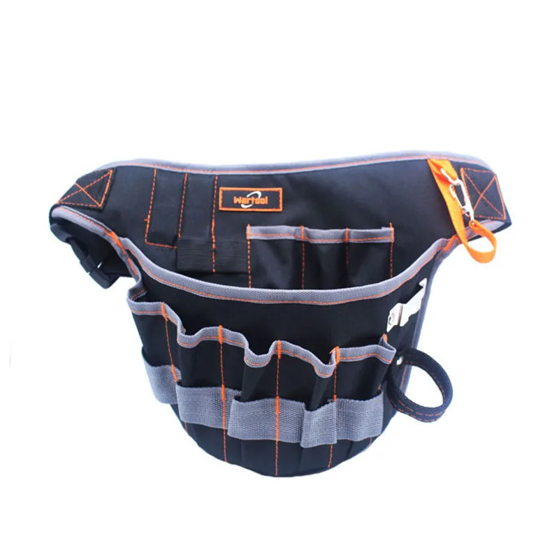 Multifunctional Magnetic Tool Belt Bag 600D Oxford Cloth Large-capacity High-altitude Working Tool Bag With 20Pcs Pockets