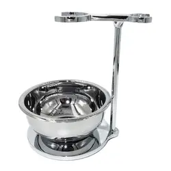 iRAZOR Unique Design Heavyweight Shaving Brush Manual Razor Stand Holder with Soap Mug Bowl Set for Dad Boyfriend Husband Gift