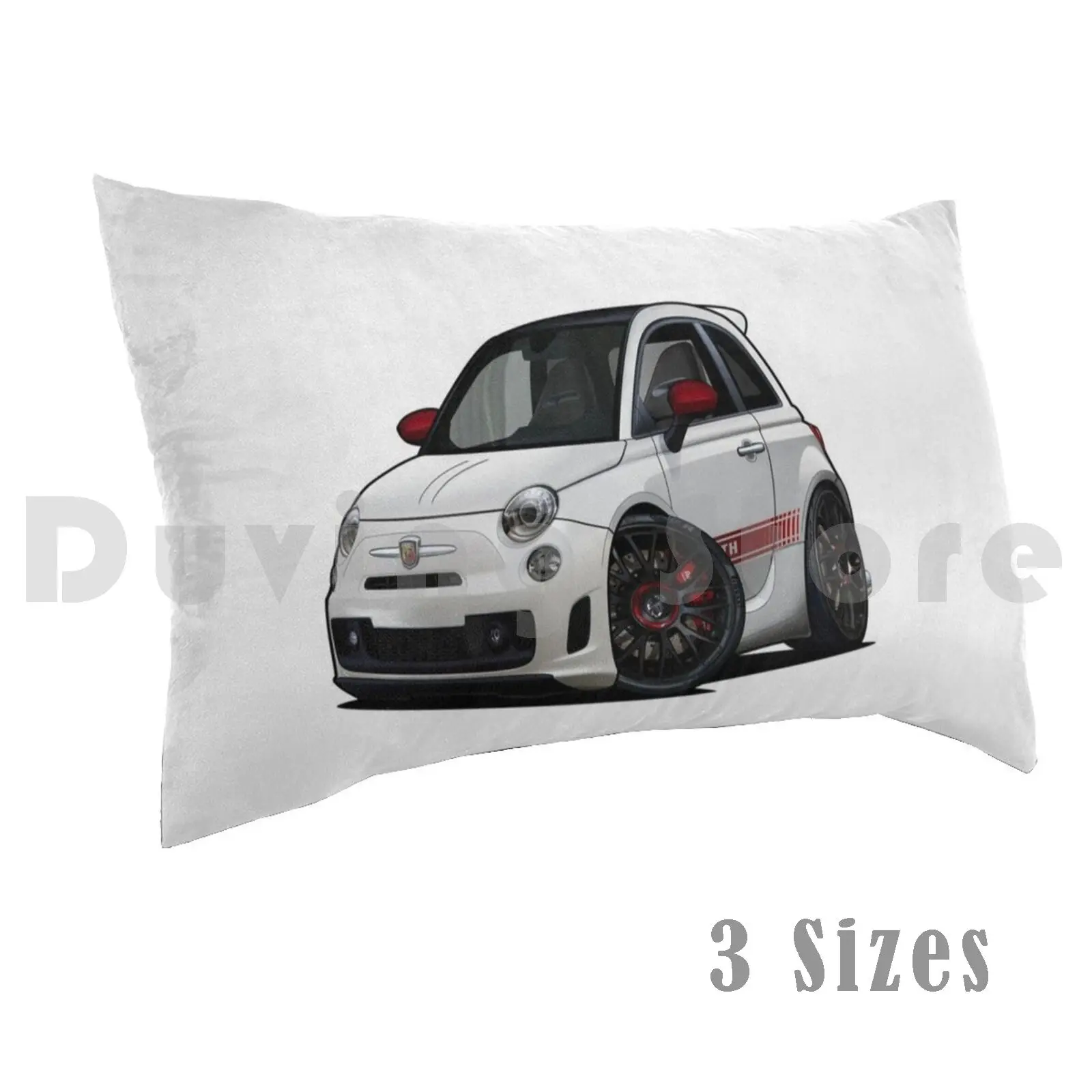 Fiat 500 Abarth 2009 Pillow Case DIY 50*70 Fiat Abarth Fiat Abart Fiat 500 Fiat 595 Abart Fiat 595 Abarth