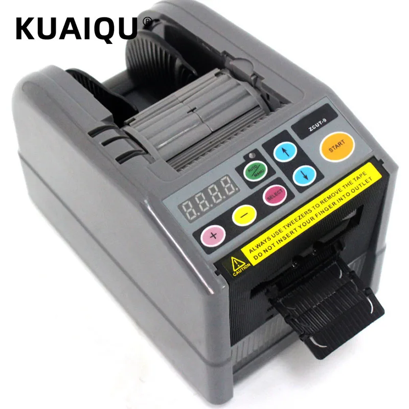 KUAIQU Automatic Tape Dispenser ZCUT-9 Efficient Microcomputer Intelligent large Auto Tape Cutter Tape Cutting Machine ZCUT-9GR