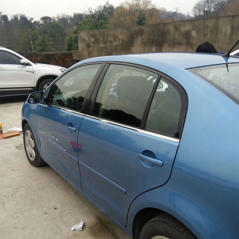 

Отделка окна автомобиля из нержавеющей стали для volkswagen POLO MK4 2001 2002 2003 2004 2005 2006 2007 2008 2009