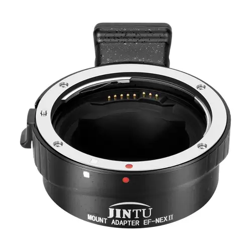 JINTU-Adaptador de montaje de lente de marco completo de enfoque automático EF-NEX para lente Canon EF a cámara Sony NEX A6500 A6300 A6000 A7 A7R A7S A7RII