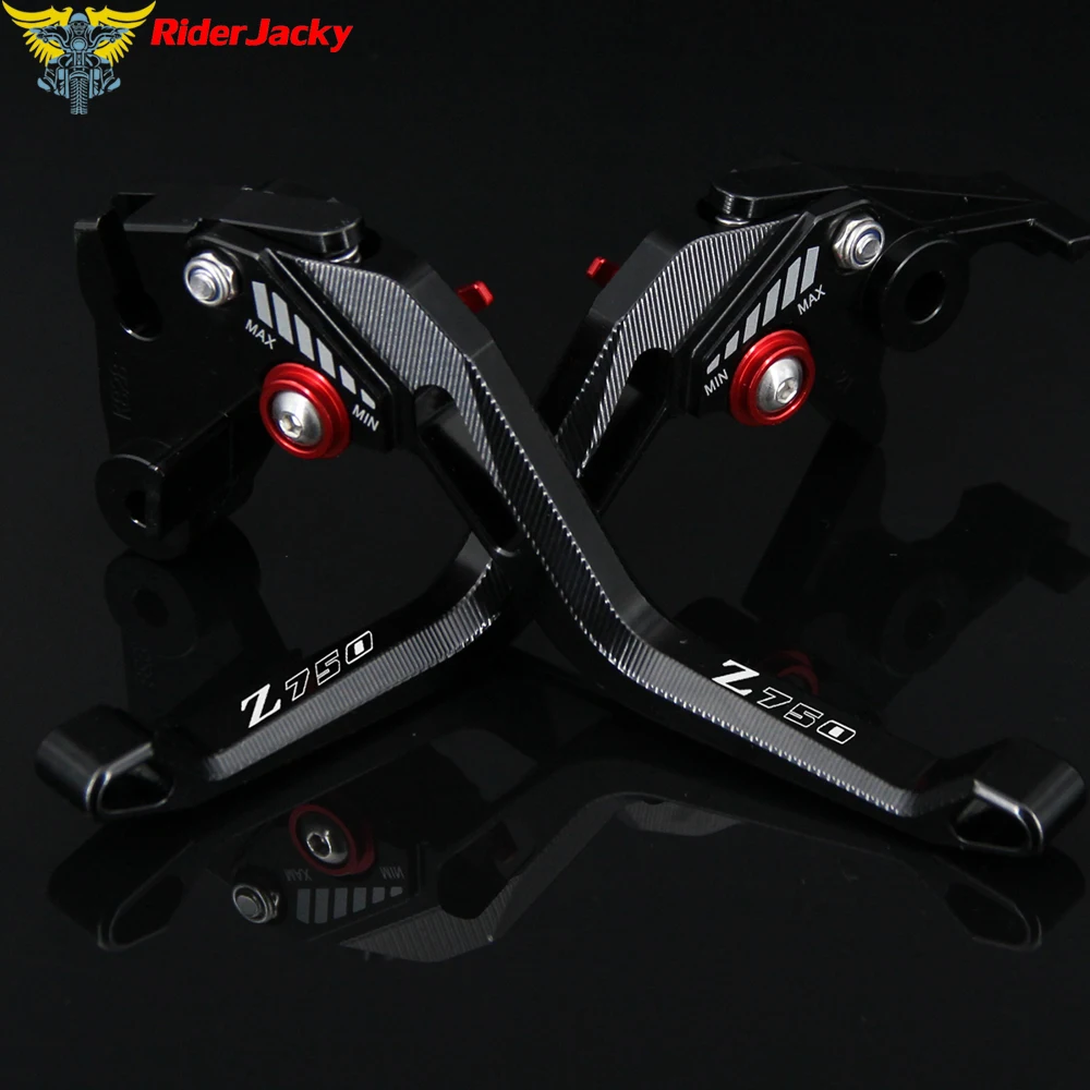 

3D Rhombus Hollow design Motorcycle Adjustable Brake Clutch Lever For Kawasaki Z750 Z 750 (not Z750S model 2007-2012 2008 2009