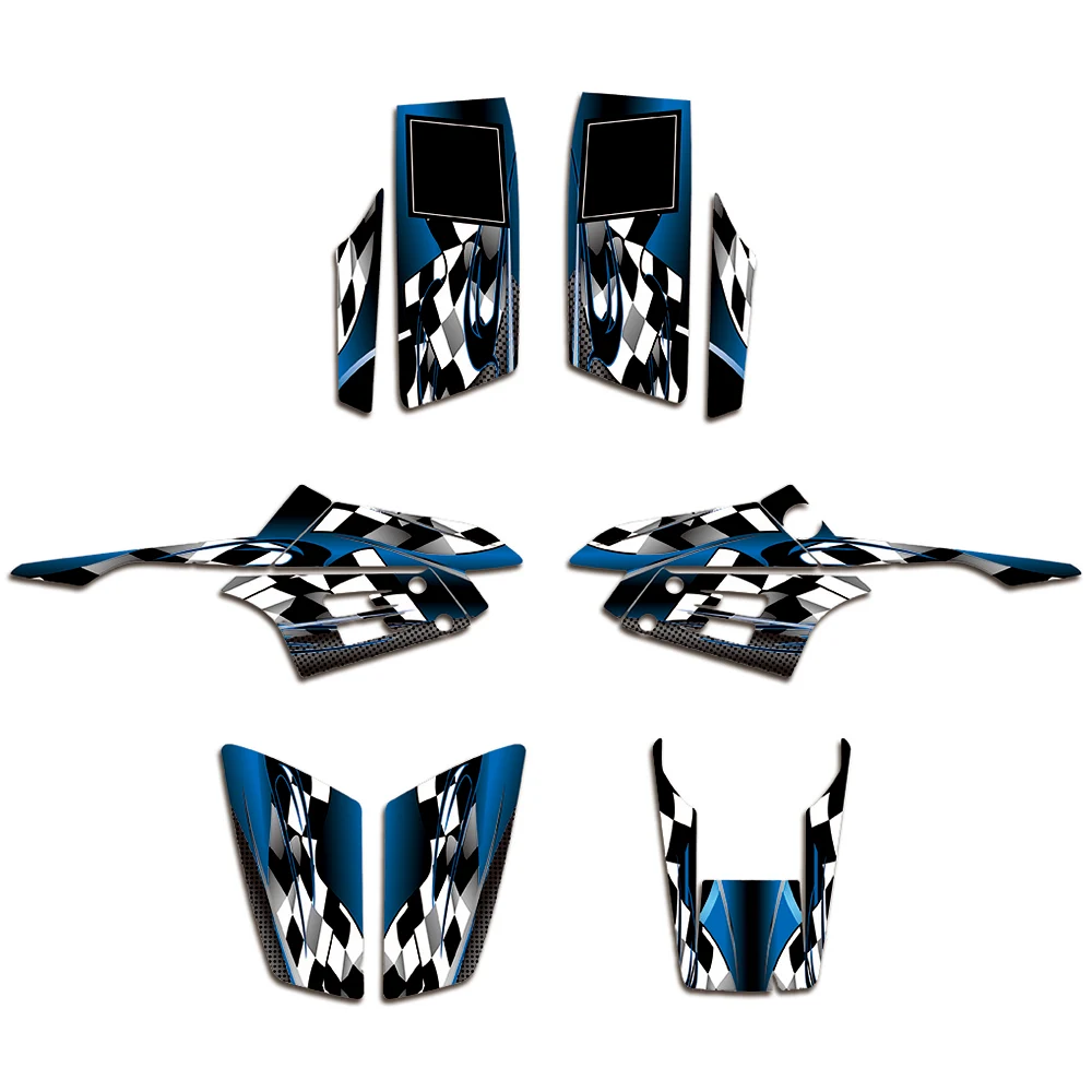 

ATV Racing Style 3M Decals Sticker Graphic DECO Kit For Yamaha Warrior 350 1987-2004