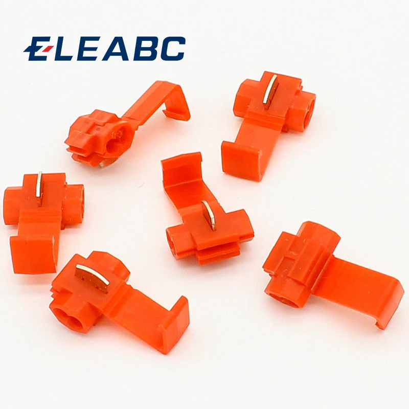50PCS Scotch Lock Wire Electrical Cable Connectors Quick Splice Terminals Crimp