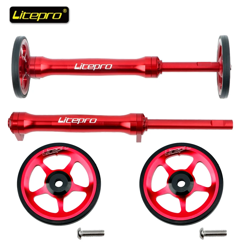 

Litepro Easy Wheel Extension Rod Aluminum Alloy For Rear Cargo Rack Bicycle Easywheel Bar Telescopic Rod Rear Racks