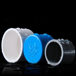 1pcs PVC Pipe End Cap Plug ID 20,25,32,40,50,63,75,90,110mm Metric Solvent Weld Pipe Fitting Connector Aquarium Pond Garden DIY