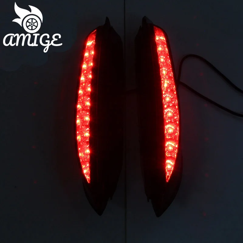 

Amige 2PCS Car LED Rear Bumper Lamp Tail Light For Ford Everest 2016 2017 2018 2019 Auto Back Lights ABS Foglamps Brake Light