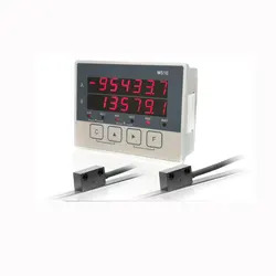 Sensor de escala de desplazamiento lineal óptico magnético DRO LCD de 2 ejes, transductores de posición, codificador CNC, máquina de carpintería, torno