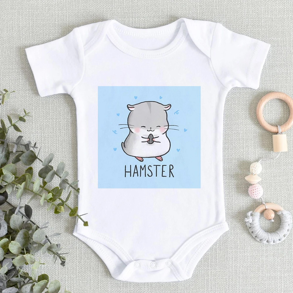 Kawaii Animal Baby Boys Rompers Funny Dog Beagle Infant Bodysuits Newborn Girls Cartoon Clothes Kids Summer Jumpsuit Outfits