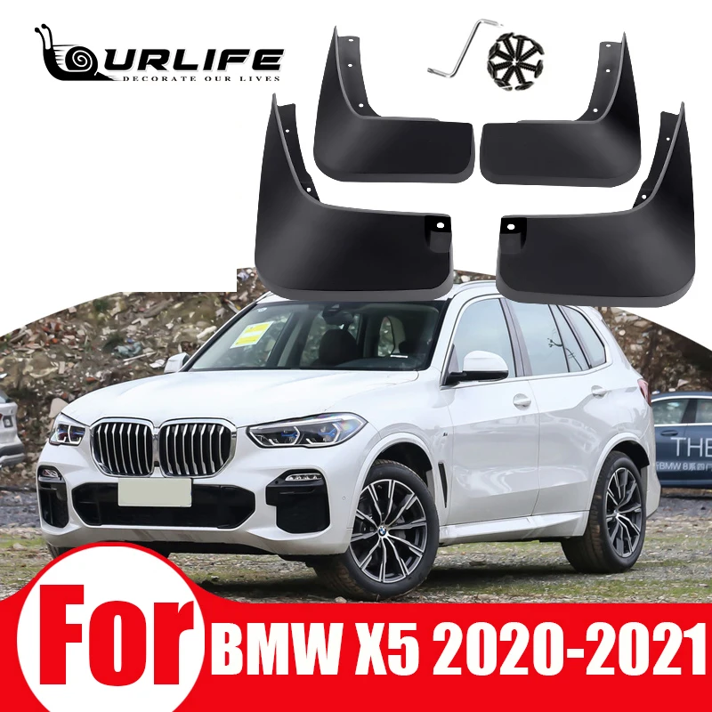 

4 PCS FRONT REAR Splash Guards Mudflaps Car Fenders Mudguards Mud-Flaps For BMW X5X X5M Sport 2020 2021 G05 Car Accessories