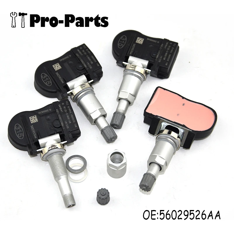 1 قطعة جديد TPMS مستشعر مراقبة ضغط الإطارات 56029526AA لكرايسلر دودج جيب ميتسوبيشي 315 ميجا هرتز 56053030AA 68001696AA