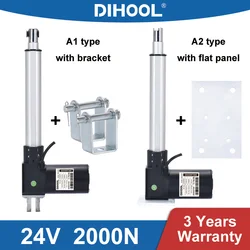 Electric Linear Actuator 24V DC Motor WIFI Control 2000N 200kg Load TV Lift Telescopic Door Putter 50mm 500mm 750mm 900mm Stroke