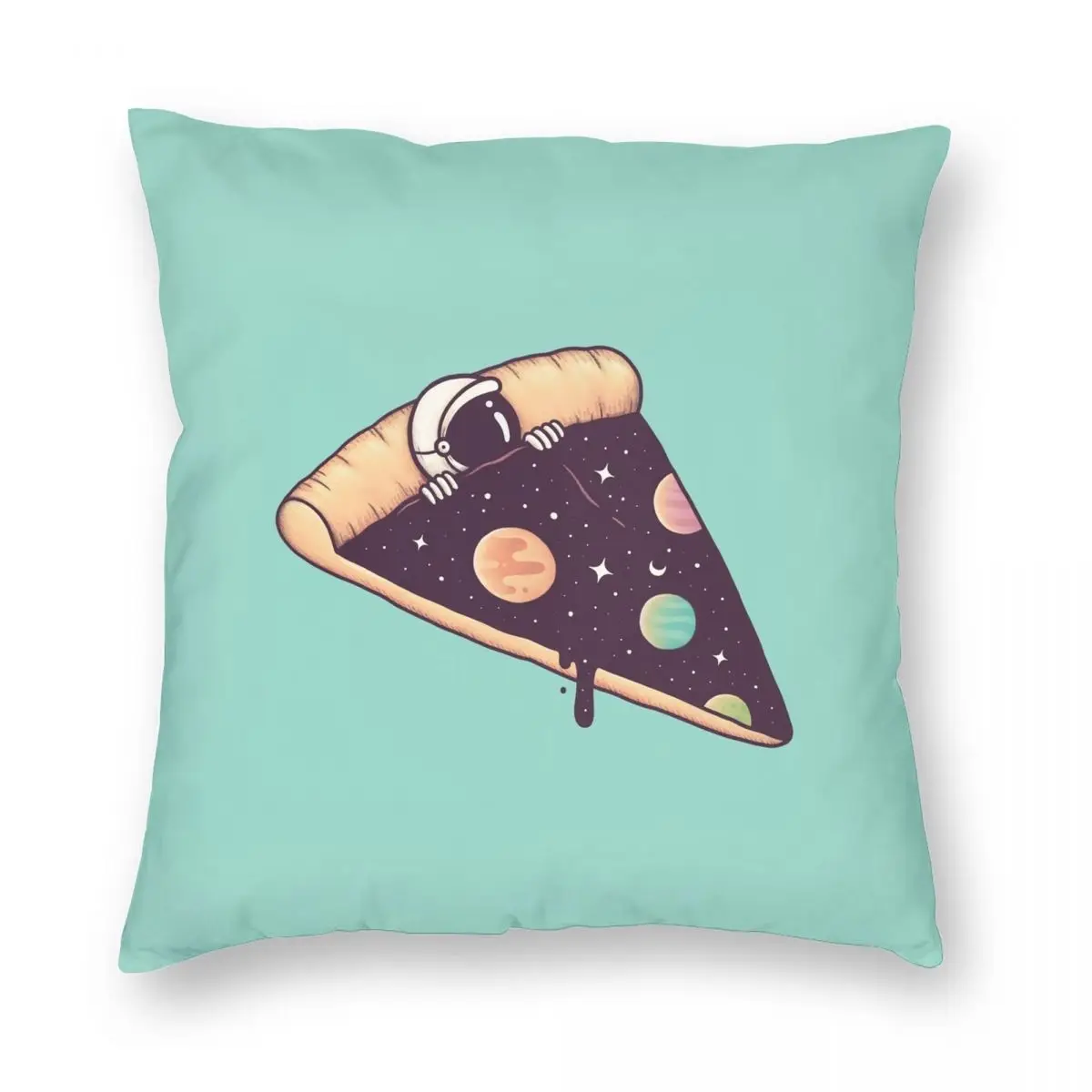 

Galactic Deliciousness Square Pillowcase Polyester Linen Velvet Creative Zip Decor Pillow Case Car Cushion Cover 18"