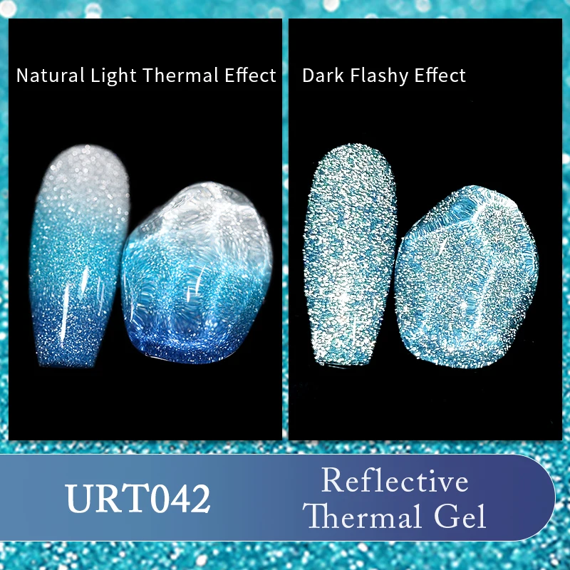 UR SUGAR Reflective Thermal Gel Nail Polish 7.5ml Semi Permanent Soak Off UV LED Gel Polish Nail Art Varnish For Manicure New