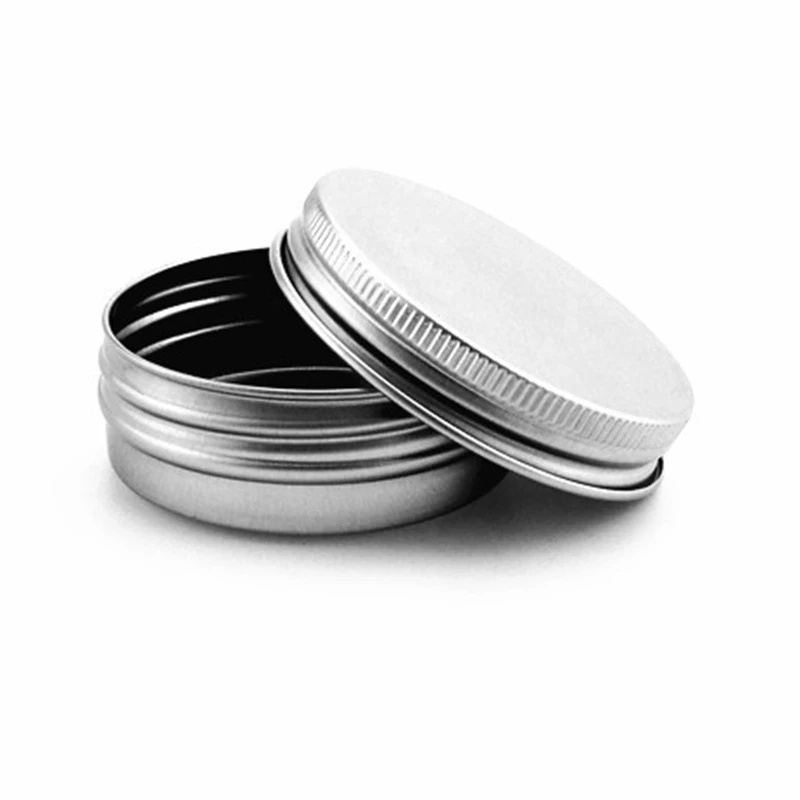 

X100 Aluminum Jar 60ml Aluminum Can 60g 2oz Capacity Thread Aluminum Box Aluminum Container