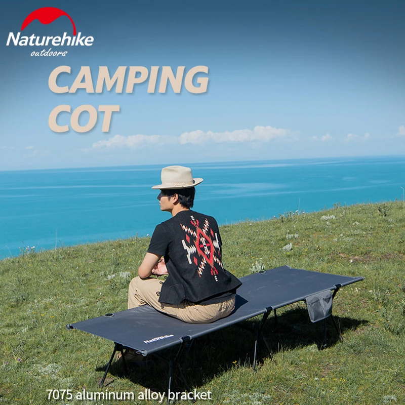 Imagem -06 - Naturehike-foldable Liga de Alumínio Camping Dormir Pad Barraca Berço Caminhada Cama ao ar Livre Portátil Viagens Lazer