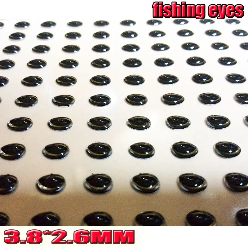 Ojos de señuelo 3D triangulares en dorado, plata y negro - imagen 3