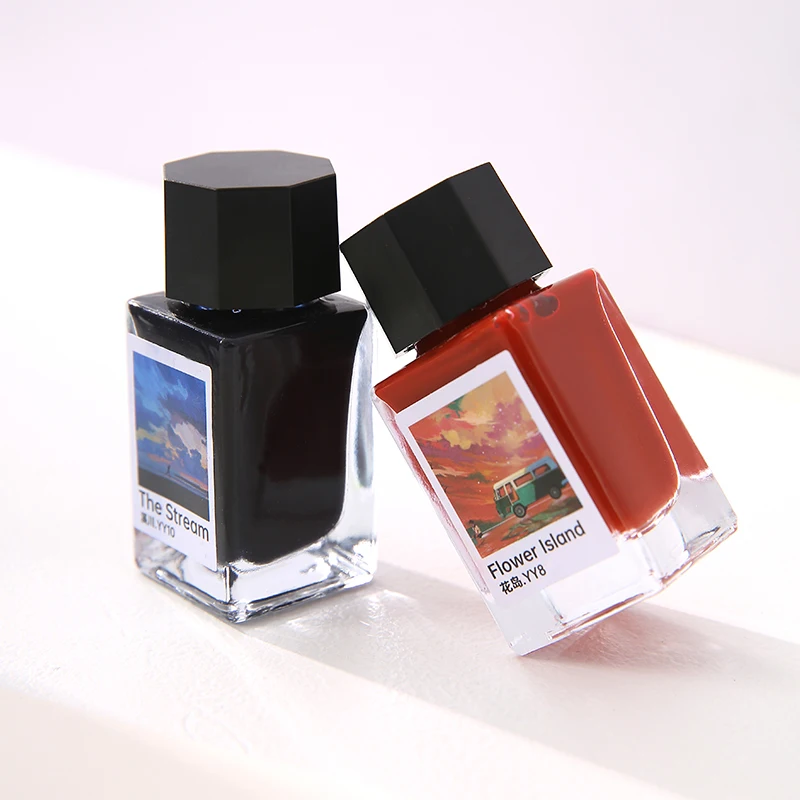 Waterproof Pen Light Color Line Drawing With Waterproof Colorfast Ink Cartoon Pigment Watercolor 18ml