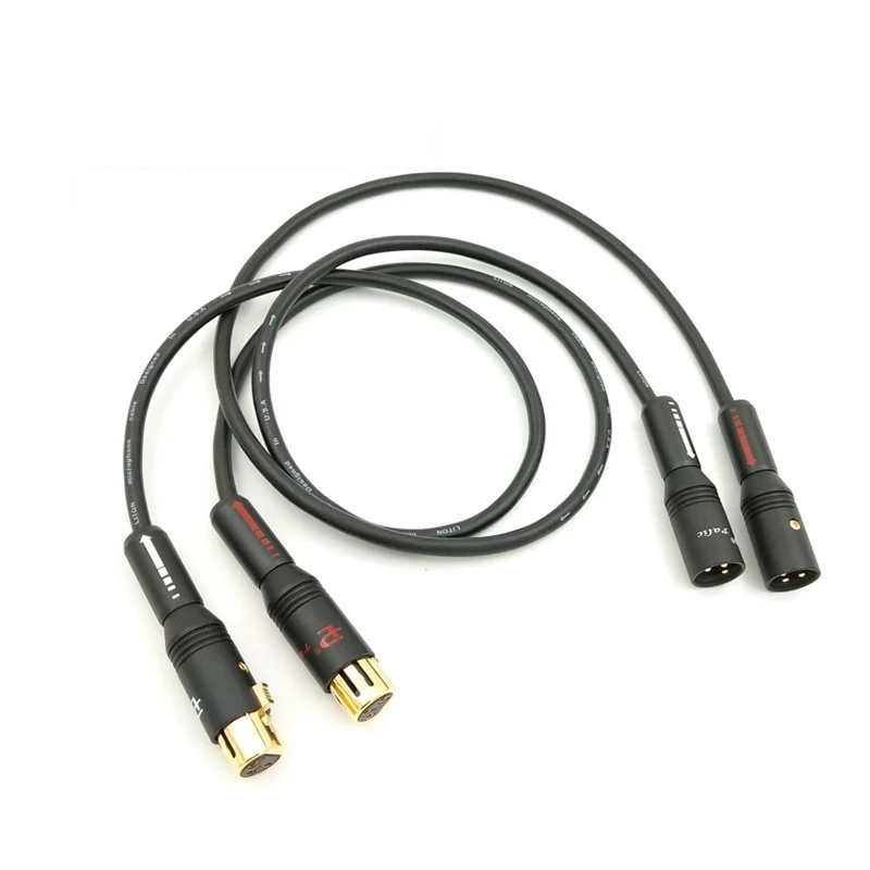 Pair LITON Occ Copper Xlr Balanced Audio Cable 3 Pin 2 Xlr Male To Female Audio Cable