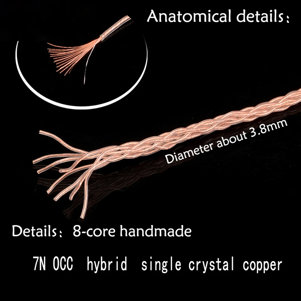 Haldane 6.35มม.TRS 3 4.4มม.TRRRS Balanced หญิง OCC Single Crystal Copper Audio Adapter 6.5 To 4.4 Connector