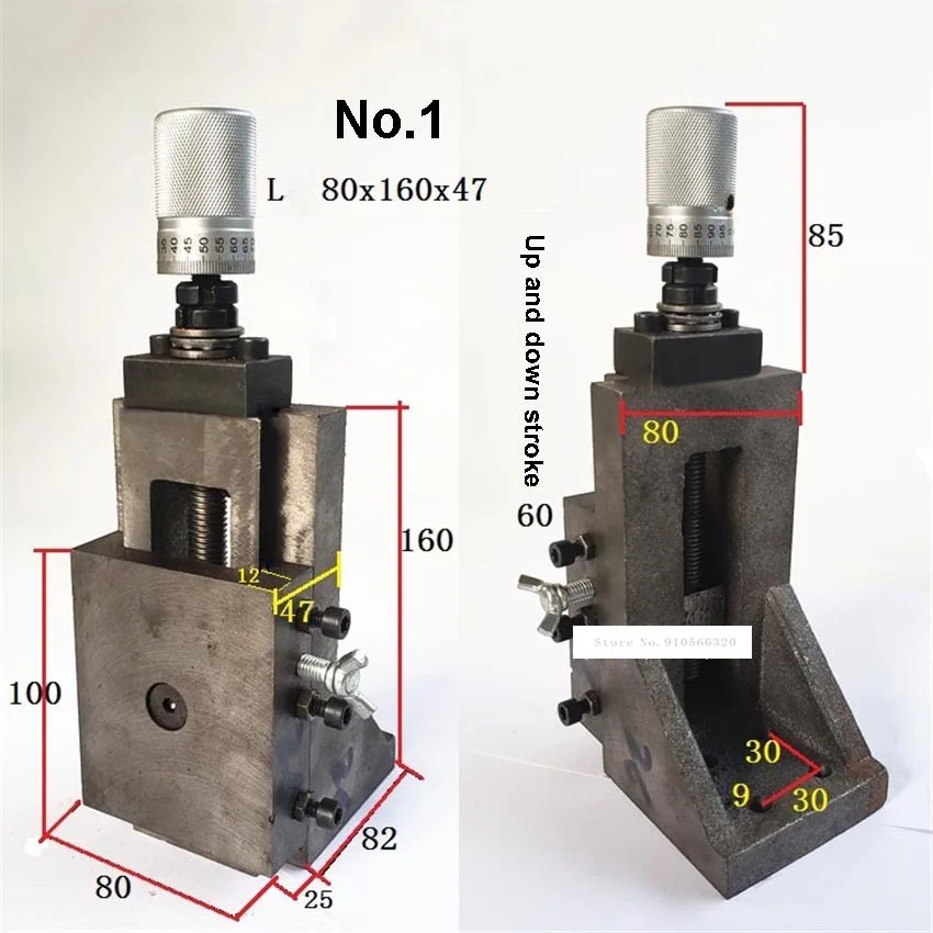 Escala Cilíndrica Vertical Ângulo Direito Dovetail Slot com Rod Carriage Slide Table Pallet L-tipo Lifting Slide No. 1